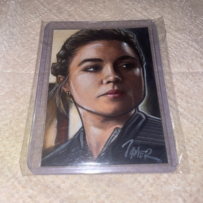 #ad Yelena Belova Thunderbolts Florence Pugh Javier Gonzalez Sketch ORIGINAL 1 1 PSC $65.00
