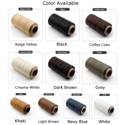 PU Leather Waxed Thread String Strap Jewelry Making Strong DIY 21 Colors - Picture 2 of 58