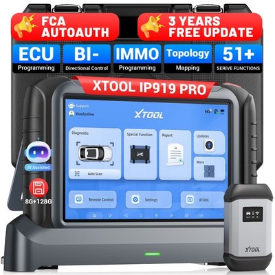 XTOOL IP919 PRO   ECU-Programmier- und Schlüsselprogrammier-Diagnosegerät OBD2