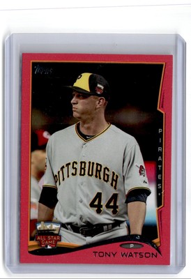 2014 Topps Mothers Day Pink Tony Watson 06/50 Toronto Blue Jays #US247