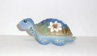 Fenton Glass Crystal Petal Pond Turtle Frog Snail Figurine Ltd Ed #1/30 K Barley