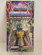 Turtles of Grayskull Stealth Ninja Leonardo TMNT MOTU  Action Figure New Dmg Box