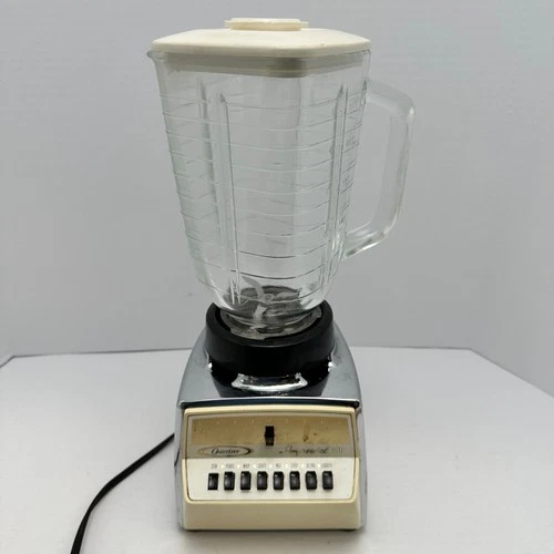 Vintage OSTERIZER Imperial VIII Blender 8 Speed Model 542 MCM Chrome TESTED
