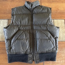 Vintage Schott Down Puffer Vest Made in USA Brown Men s Large Coat