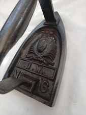 antique French flat Iron sad iron book end ?