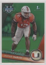 2023 Bowman U Chrome Green Refractor 43/99 Jahfari Harvey #25 zg6