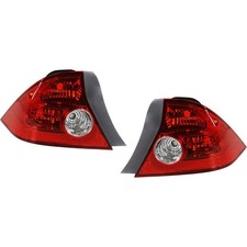 Driver And Passenger Side Tail Light Fits Honda Civic 2004-2005 Coupe Halogen