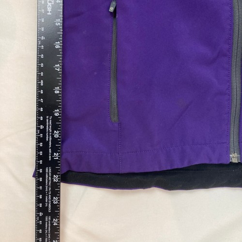 Marmot Jacket Womens S / P Purple Soft Shell Hooded Polartec Fleece Lined Vented - Picture 18 of 18