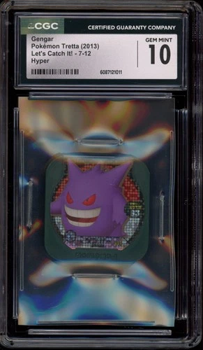 Pokemon Gengar Tretta Let's Catch It! Hyper 7-12 CGC 10 Gem Mint