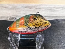 Vintage Heddon Pico Perch Fishing Lure in the tough Natural Snook Color scheme