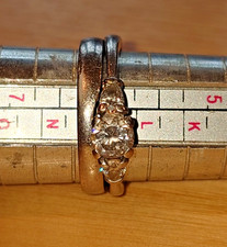 Platinum Engagement Ring, Central Brilliant Cut Diamond & Plain Platinum Band.