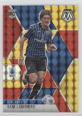 2020 Mosaic Serie A Choice Red & Gold Prizm 73/88 Sam Lammers #20 Rookie RC 3wu