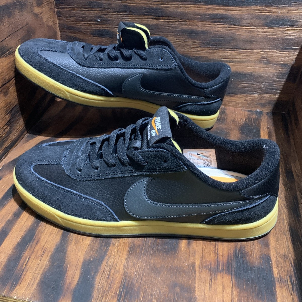 Nike SB FC Classic Black Vivid Orange‎ Anthracite 909096-008 Men\'s Size 9.5 Nike SB FC Classic Black Vivid Orange Anthracite 909096-008  main image 4