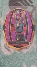 Omari Spellman 2018-19 Select Premier Level Purple Die-Cut #196 #'ed 51/99