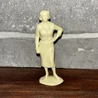 Vintage 1960s Marx Dollhouse Family MotherPlay Toy White