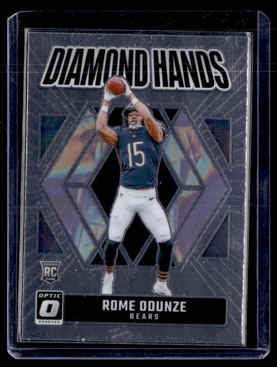 2024 Donruss Optic #1 Rome Odunze Diamond Hands