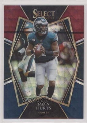 2021 Panini Select Premier Level Tri-Color Prizm 151/199 Jalen Hurts #128 03ns