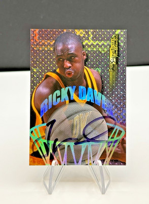 1998 Collector's Edge Ricky Davis Impulse Pro Signatures Rookie Auto Hornets RC