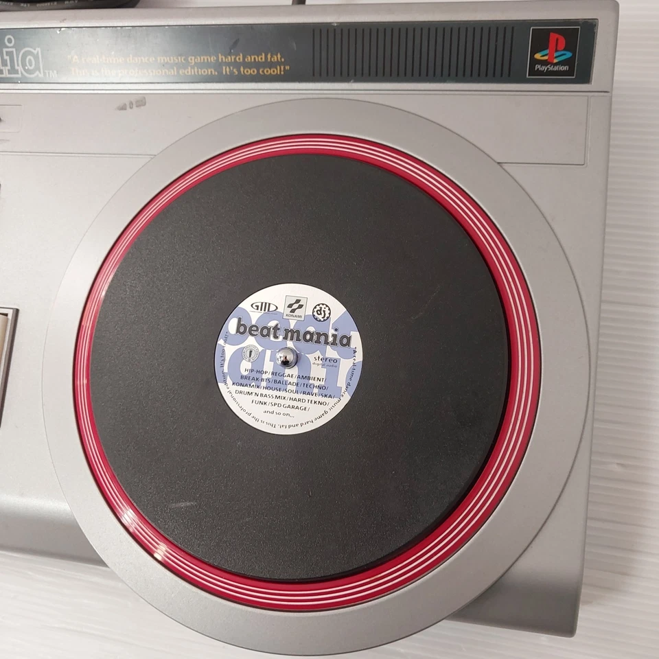 KONAMI DJ Station PRO beatmania Controller with 3 Japanese games Japan Tested - Image 4 of 4