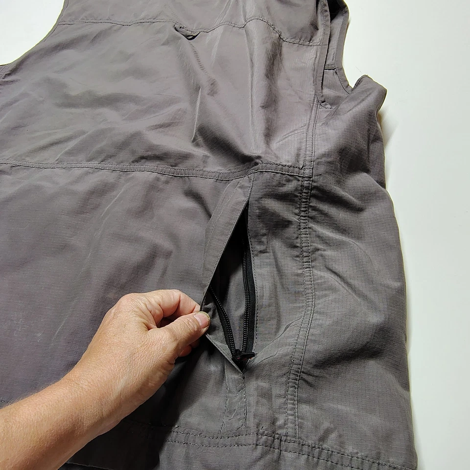 Red Head Hunting Vest Men's Size Large Brown Fishing Zip Cargo Pocket Ripstop - Image 3 of 4