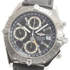 BREITLING Chronomat Longitude A20348 GMT gray Dial Automatic Men's Watch_867611