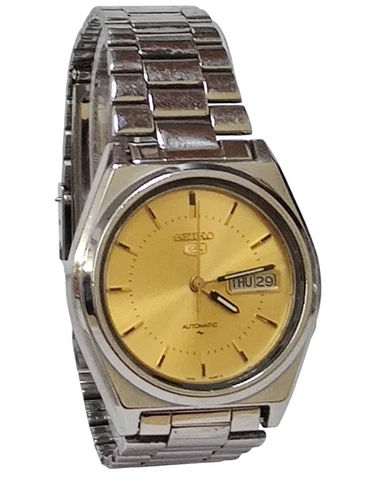 Vintage Seiko Automatic Date Day Dial Wrist Watch  SM352