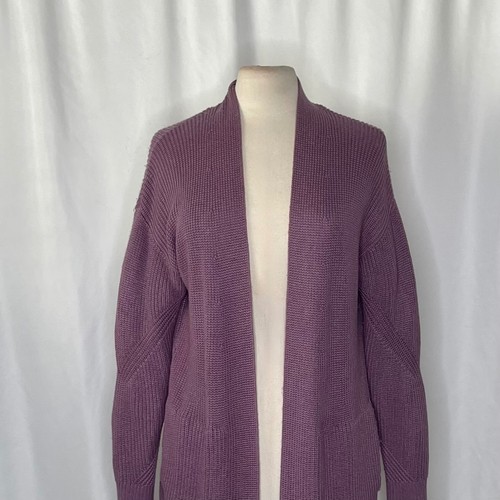 LULULEMON Athletica Cashlu Cardigan Pullover Altrosa Lavendel Lila Medium Large - Bild 3 von 14