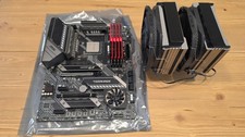 CPU + płyta główna + pamięć RAM + wentylator: AMD 5900X, MSI MAG X570 Tomahawk WiFi, 32GB DDR4