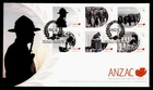 DR WHO 2010 NEW ZEALAND FDC ANZAC ANIV COMBO $2.80 M79676