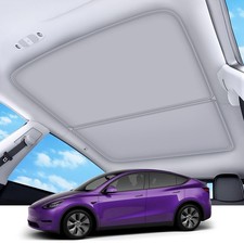 2026 Upgrade Sunshade Roof For Tesla Model Y Accessories 2024-2020  No-Gap/...