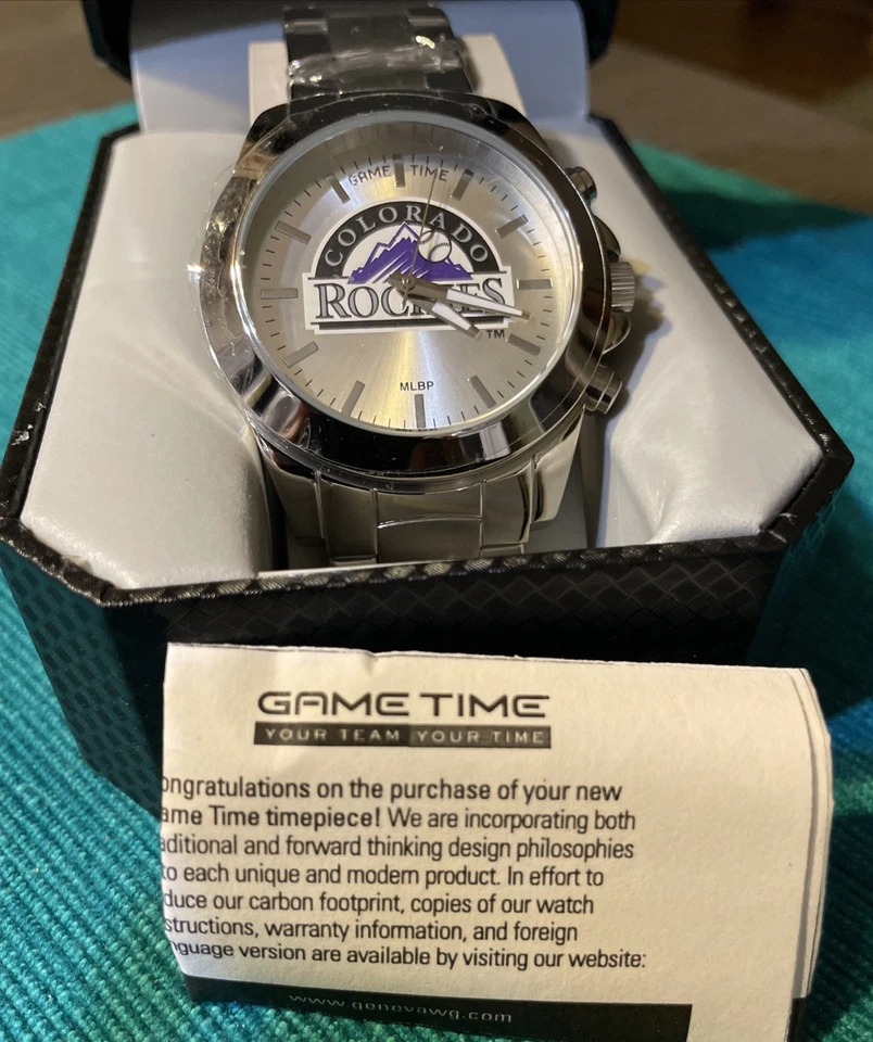 ☄️☄️☄️Colorado Rockies Men’s Watch Time Game Brand New.  MLBP☄️☄️☄️ - Image 3 of 4