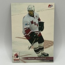 2003-04 World Sport Russian Igor Larionov Farewell Game Mathieu Dandenault #12