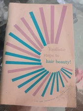 Vintage 1961 Realistic Co Steps to Hair Beauty Booklet Tips on Cold Waving
