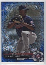 2017 Bowman Chrome Prospects Blue Shimmer Refractor Fernando Romero #BCP134 7c7
