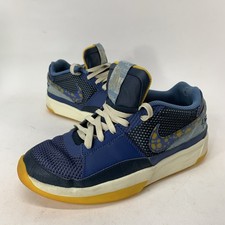 Nike Ja 1 SE GS Mystic Navy Boys Size 7Y Athletic Basketball Shoes Sneakers