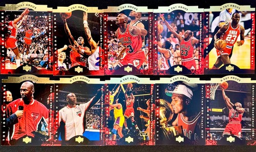 MICHAEL JORDAN (HOF) 1996 NM/MT UD DIE CUT A CUT ABOVE 10 CARD SET #CA1-#CA10