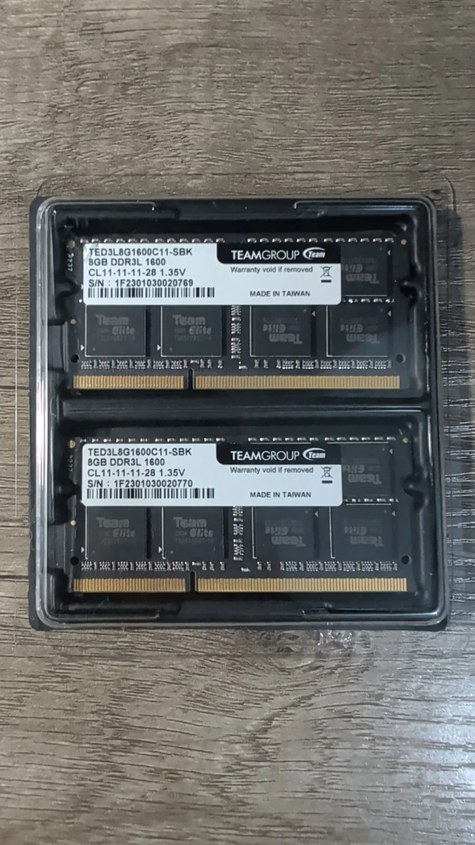 Team Group PC3-12800 (DDR3-1600) 8 GB Computer Memory (RAM) for