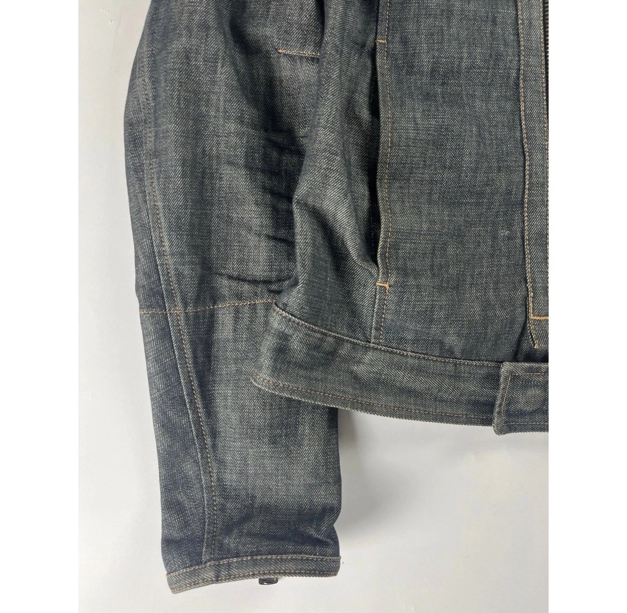 Giacca Motociclista Jeans Denim Tom Ford Gucci S S 2002 Runway Pezzo Taglia 50