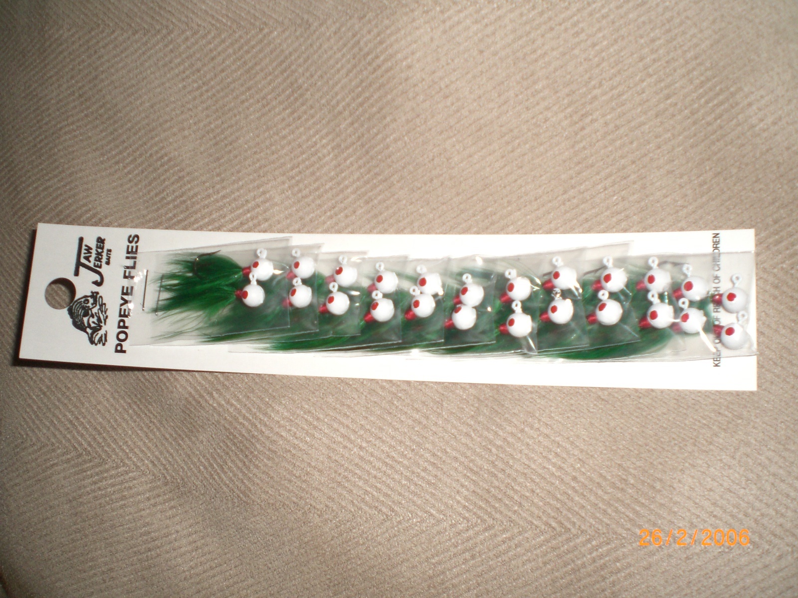 Popeye flies jigs (crappie, bass, blue gill) (g) eBay