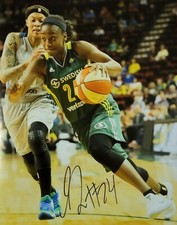 JEWELL LOYD Signed 8.5 x 11 Photo Seattle STORM WNBA Basketball CHAMPIONS