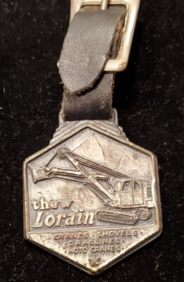 Vintage Thew Lorain Pocket Watch Fob Pendant Ehbar Sunce 1903 NY. Our x1912