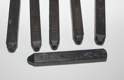 Vintage Young Brothers Steel Stamping Number Set CAM - Picture 5 of 10