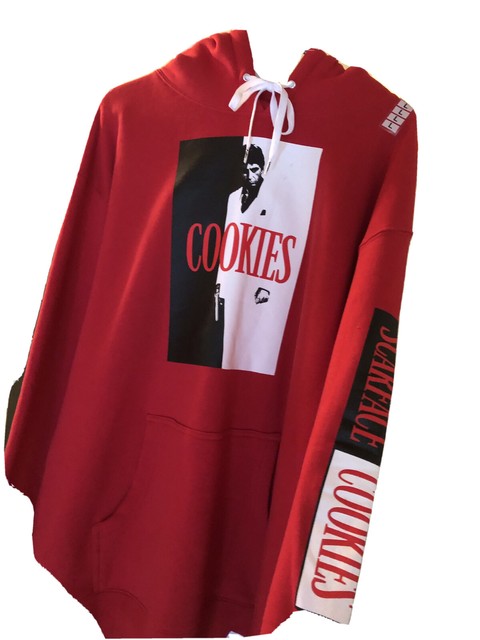 COOKIES SF x SCARFACE HOODIE RED | eBay