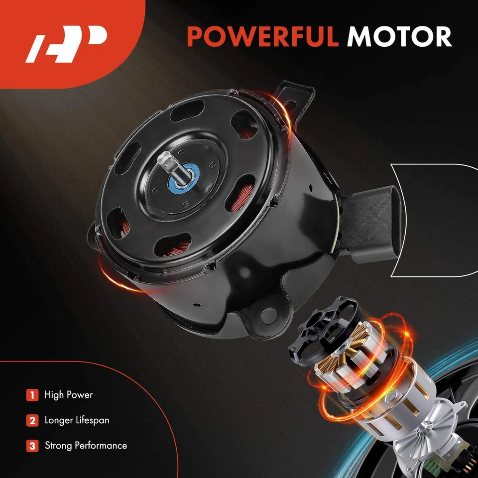 Motor de refrigeración del ventilador del radiador para Nissan Quest Mercury Villager 1999 2000 2001 2002 Foto 4 de 4