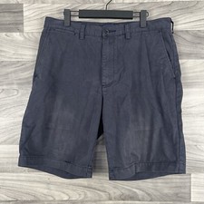 Polo Ralph Lauren Shorts Mens 34 Navy Blue Chino Classic Preppy Outdoor Cotton