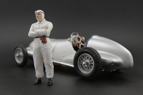 Hermann Lang Figura para 1:18 Mercedes 300SL Le-Mans CMC !! NO CAR !! - Imagen 8 de 9
