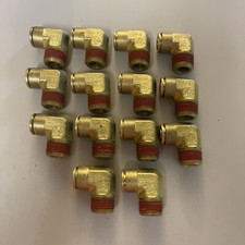 14 New Brass Elbows 3/4  x 3/4  NPT push in DOT 90degree
