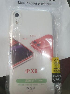 Apple  Iphone XR  Handy Cover Hülle Case Tasche Schutzhülle transparent Qualität