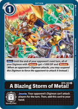 BT5-103 A Blazing Storm of Metal! U Black Option 2020 TCG BT05 Battle of Omni