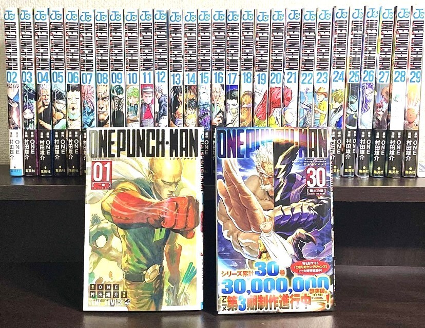 One Punch Man Manga Volume 1-30 Complete Set Japanese